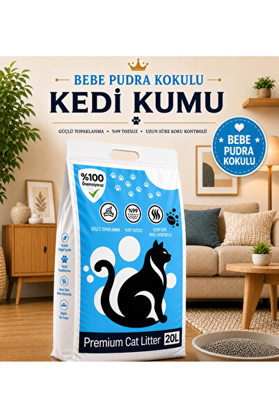 Cotyora Cat Litter 20 Lt Bebe Pudara Kokulu Kedi Kumu Tozsuz Topaklanan Koku ...