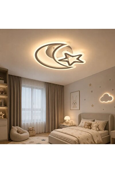 ERSTE LICHTING Плафон Нощен LED 55W 3CCT 4880lm IP20 С ДИСТАНЦИОННО УПРАВЛЕНИ...