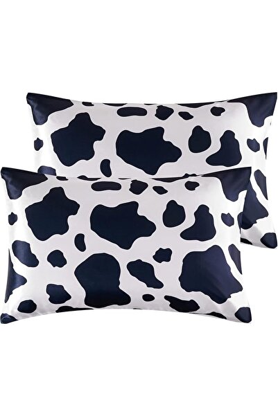 URLINENS Satin Pillowcase for Hair and Skin, Vegan Silk Pillowcase Set-2 Ivor...
