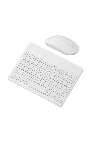 EHZ TEKNOLOJİ Kablosuz Bluetooth Klavye Mouse Set - Şarjlı, Sessiz Tuşlu, Win...