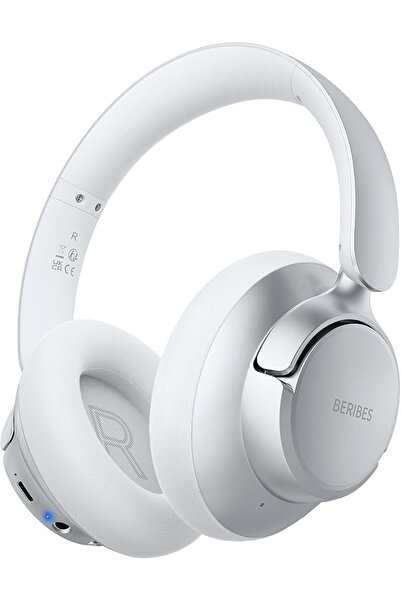 BERIBES Active Noise Cancelling Headphones, Headphones Wireless over ear with...