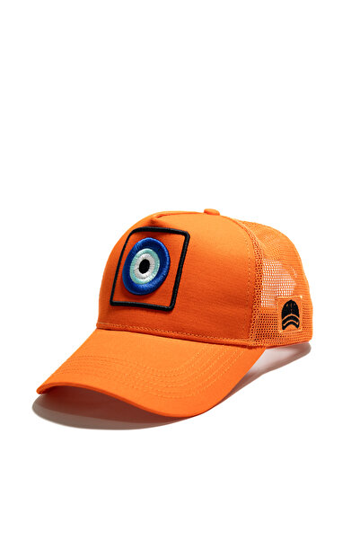 all hats Nazar Boncuğu Embroidery Detailed Mesh Trucker Hat