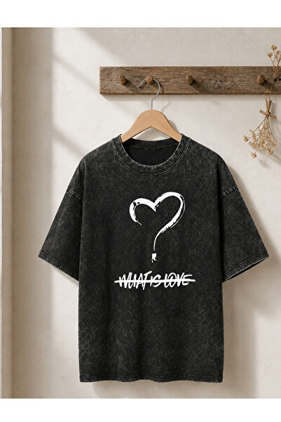 Pink Sky Unisex Oversize Vintage Washed Street Style Μόδα του δρόμου Βαμβακερ...