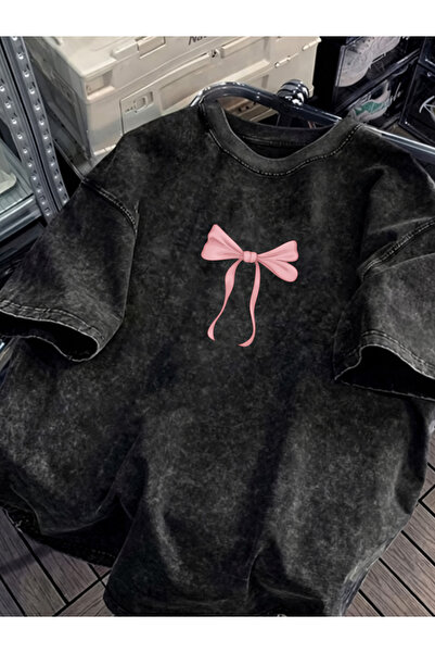 HOFFNUNG Unisex Oversize Vintage Washed Street Style Μόδα του δρόμου Βαμβακερ...