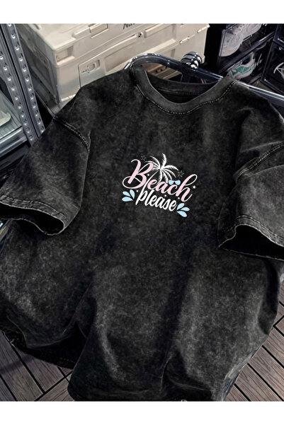 Prekarya design Unisex Oversize Vintage Washed Street Style Street Fashion Co...