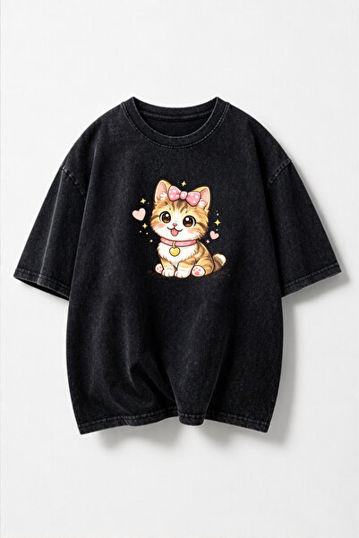 Prekarya design Unisex Oversize Vintage Washed Street Style Street Fashion Co...