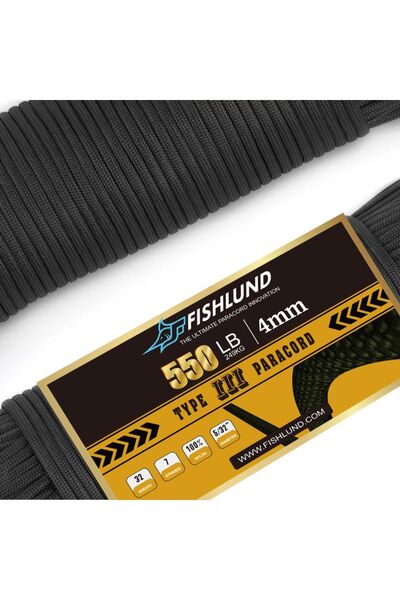 OEM Paracord 550 Nailon Tip III, Coardă de supraviețuire cu 7 fire, 4mm, 30m,...