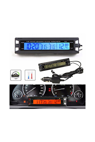 OEM Βολτόμετρο-Θερμόμετρο και Ρολοϊ 12V-24V