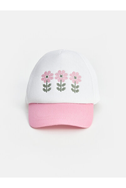 LC Waikiki قبعة TRENDLUCKY Farkıyla Flowered للفتيات الصغيرات