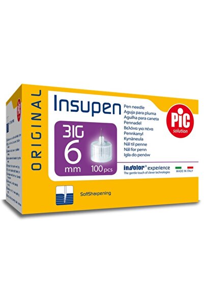 Pic Insupen Pen Insulin Needle 31g 6mm 100