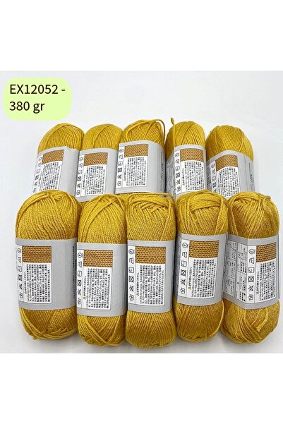 Oxford İplik İhrac Fazlası 10'lu Paket 350/400gr Amigurumi İpi Hardal EX112052