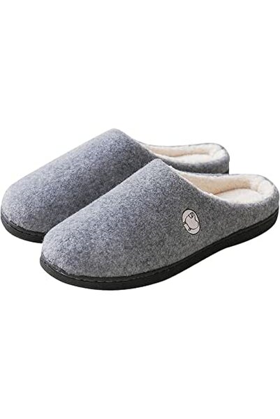 GENERAL Mens Memory Foam House-Slippers, Full Toe Soft Non-Slip Comfortable I...