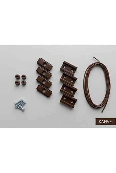PLİSEPERDEYEDEK PARÇA KAHVE