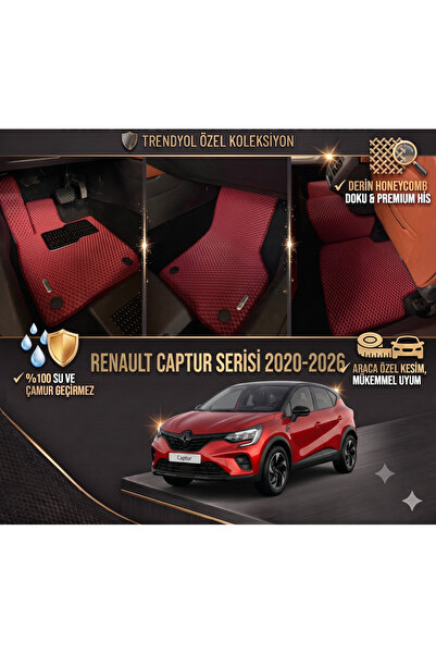 8D OTO PASPASI RENAULT RENO CAPTUR SERİSİ 2020 - 2026 PREMİUM ARACA ÖZEL EVA ...
