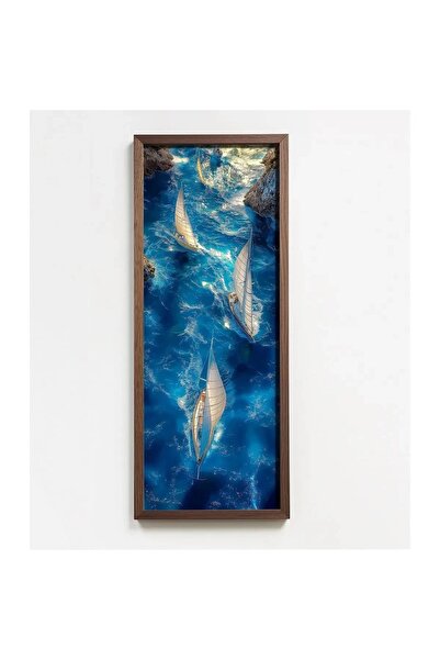OEM Tablou decorativ înrămat Wallxpert, 40x120 cm, MDF de 3mm, imprimare UV, ...
