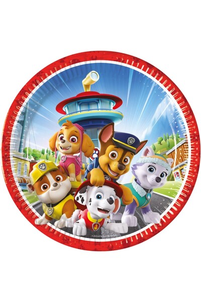OEM Χάρτινα Πιάτα Paw Patrol Ήρωες Διάσωσης 23 εκ. FSC 8 τεμάχια