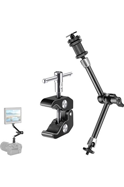 Coverzone Premium Profesyonel Magic Arm DSLR Kamera Tutucu Süper Kelepçe Meng...