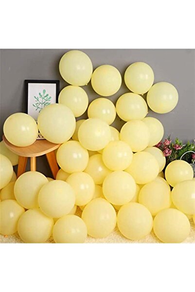 turkuaz parti 10'LU MAKARON SARI BALON