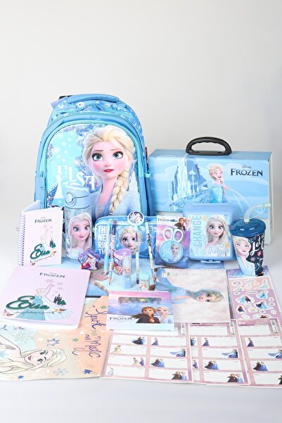 ELSA مجموعة ديكوموس المرخصة من فروزن آيس جلو كوليكشن، مجموعة أدوات مكتبية كام...