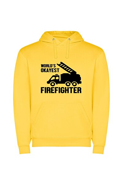 iLovePrints Okayest Rottweiler Firefighter: Yah! Φούτερ με κουκούλα σε χρώμα ...