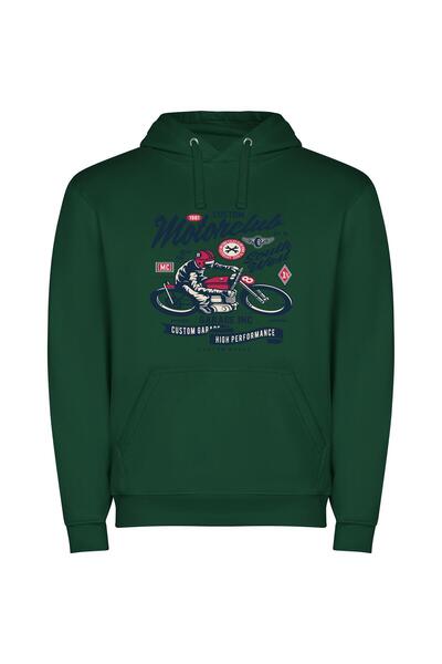 iLovePrints Rider's Custom Finest: Shep-Style Φούτερ με κουκούλα σε χρώμα Πρά...