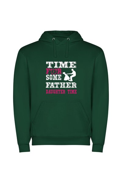 iLovePrints Timeless Bonds: Father-Daughter Essence+ Φούτερ με κουκούλα σε χρ...