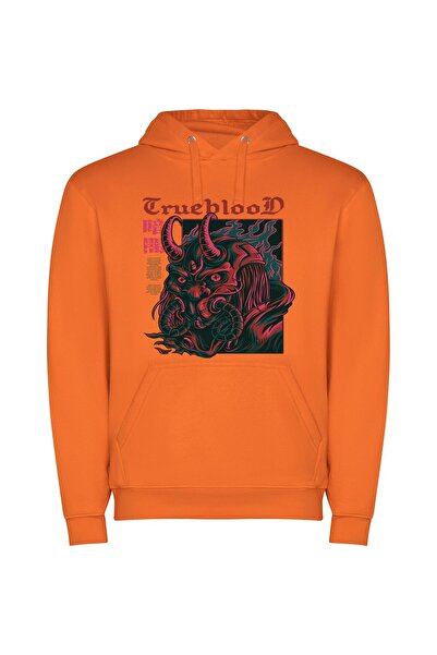iLovePrints Seductively Sinister Samurai Shadow Φούτερ με κουκούλα σε χρώμα Π...