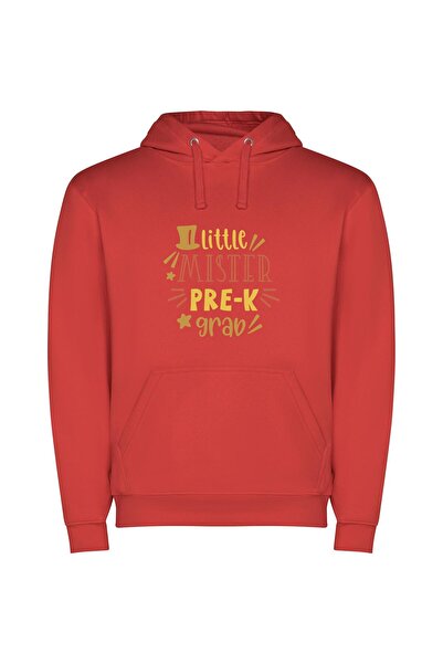 iLovePrints The Enigmatic PreK Conundrum Φούτερ με κουκούλα σε χρώμα Κόκκινο