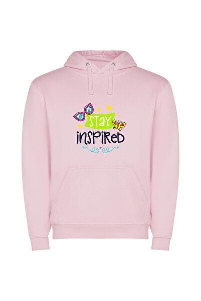iLovePrints Everlasting Inspired Butterfly Φούτερ με κουκούλα σε χρώμα Ροζ