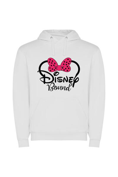 iLovePrints Disney Magic in Motion Φούτερ με κουκούλα σε χρώμα Λευκό