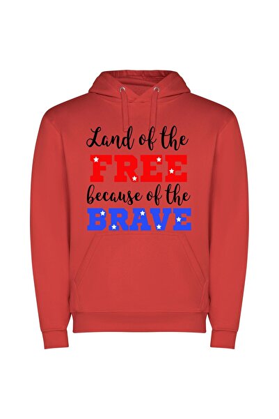 iLovePrints Proud Patriot's Freedom Celebration Φούτερ με κουκούλα σε χρώμα Κ...