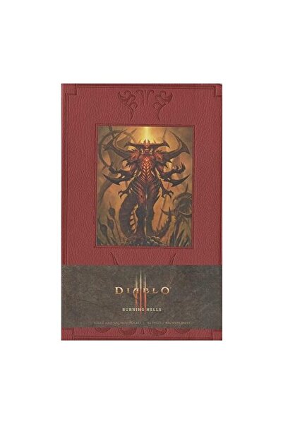 ınsıghts Diablo Burning Hells Jurnal cu copertă rigidă și linii (format mare)...