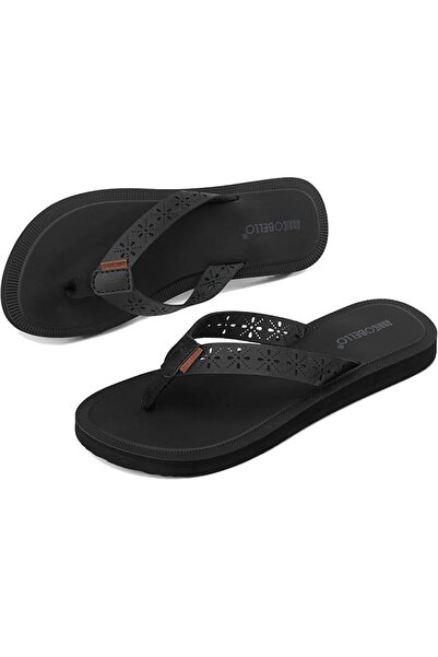 Arrigo Bello Flip Flops Women Casual Leather Slipper Beach Thong Sandals Flat...