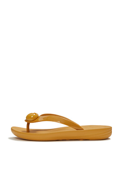 Fitflop Women's Iqushion Glossy-Button Flip-Flops