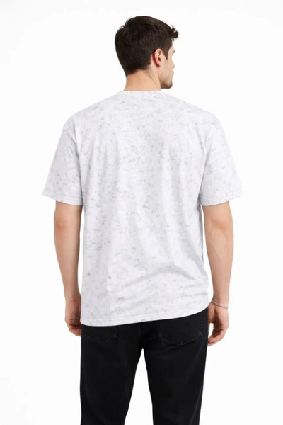 UFC 1985 TOP BRAND تي شيرت رجالي من Acid Wash بياقة دائرية وأكمام قصيرة قصة ف...