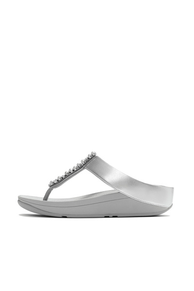 Fitflop Women's Fino Pearls-and-Crystal Toe-Post Sandals