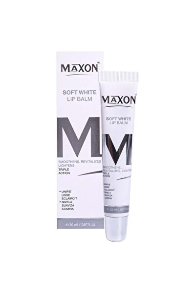 MAXON مرطب شفاه سوفت وايت للتفتيح من ماكسون - 20 مل