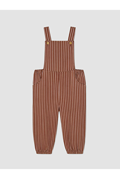 LC Waikiki Lcw Kids Striped Girls Salopet Dress