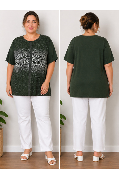 ENGIN Women's Viscose Combed Cotton Blouse, Tshirt
