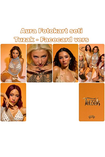 Sntay Aura Fotokart seti Tuzak - facecard vers Auragirls fotokart seti