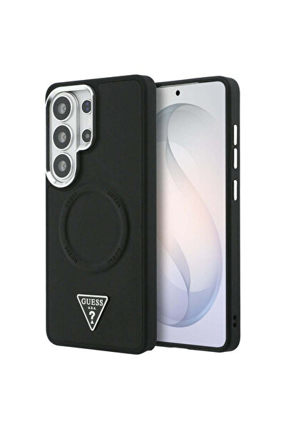Guess Husă pentru Samsung Galaxy S26 Ultra, cu logo triunghiular în relief și...
