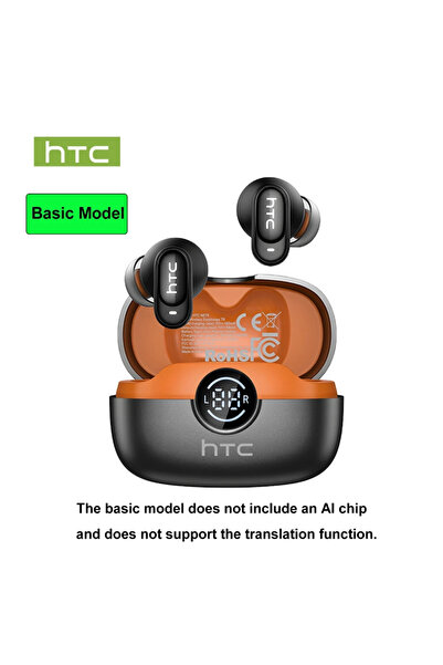 Choice4 Black orange HTC NE79 Real Time Translation Earphone Bluetooth HiFi M...