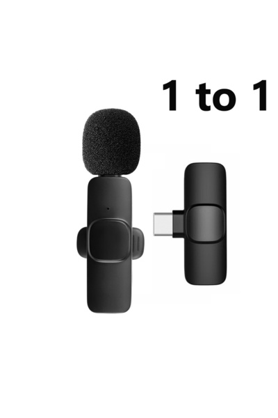 choice2 1 to 1 Black KEBIDU Wireless Lavalier Microphone Mini Noise Reduction...