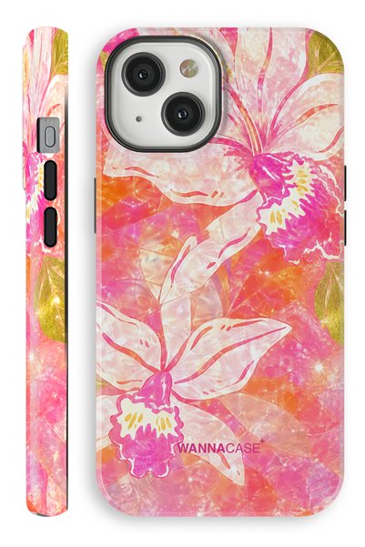WANNACASE (Magsafe) iPhone 15 Plus Orchid Glow Dual Layer Essential Tough Pho...
