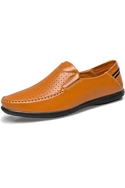 GENERAL Loafer Premium Genuine Leather Men's Casual Shoes Slip On Mens Drivin...