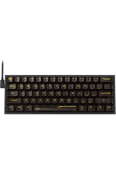 REDRAGON لوحة مفاتيح ألعاب K617 SE سلكية بنسبة 60٪ مع إضاءة RGB، 61 مفتاحًا، ...