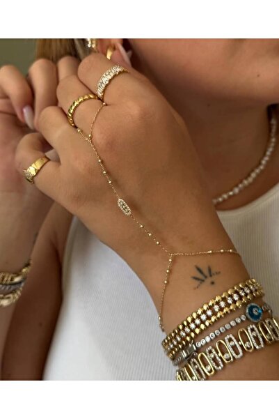 Niceboutique Design Stone Gold Messy Steel Şahmeran