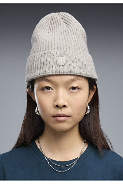 Puma Cat Patch Beanie mit mittelhoher Krone