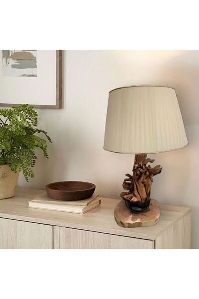Generic Wooden Lampshade- 50 × 50 × 74 CM