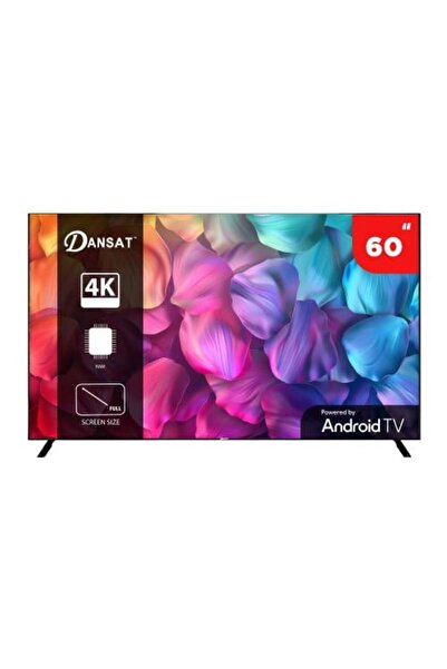 Dansat تلفزيون ذكي بنظام أندرويد 15 مقاس 60 بوصة - DTD60BU SMART 15